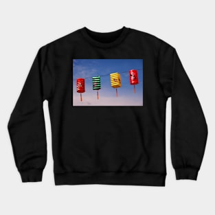 Chinese Street Lanterns Crewneck Sweatshirt